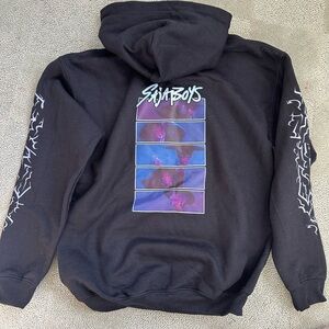 NEW Saja Boys Boys (k-pop daemon hunters) Black Graphic Hoodie size youth large